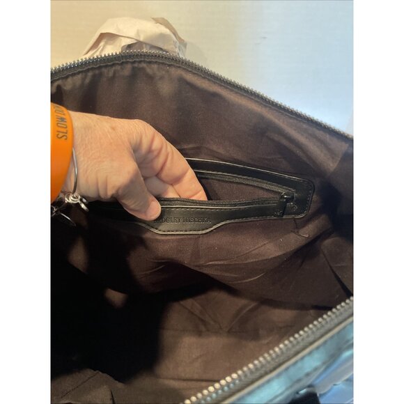 NWT Badgley Mischka Quilted‎ Tote Bag With Crossbody Strap, Black, $199 - Picture 15 of 16